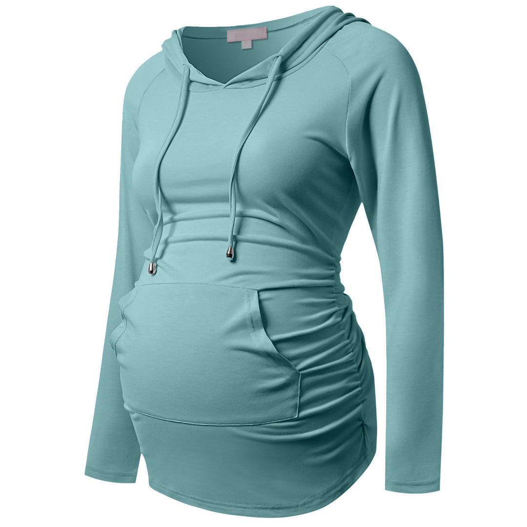 Bhome Long Sleeves Maternity Top with Pockets