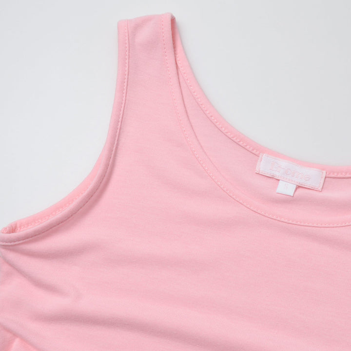Summer Sleeveless Pregnancy Vest in Ruched Design