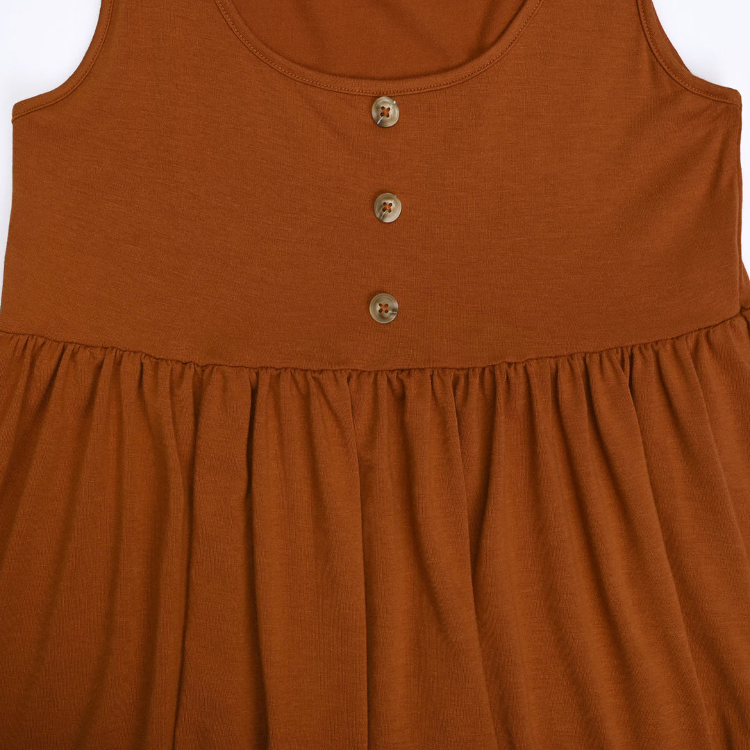 Bhome Maternity Sleeveless Tank Top with Buttons
