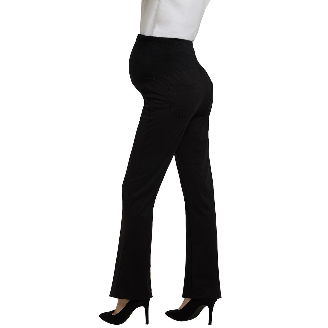 Maternity Flare Leg Pants for Office Lady