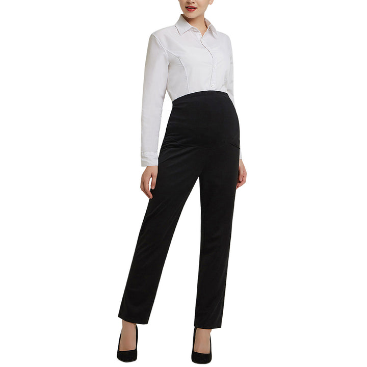 Bhome Stretch High Waisted Pants Straight Work Pants