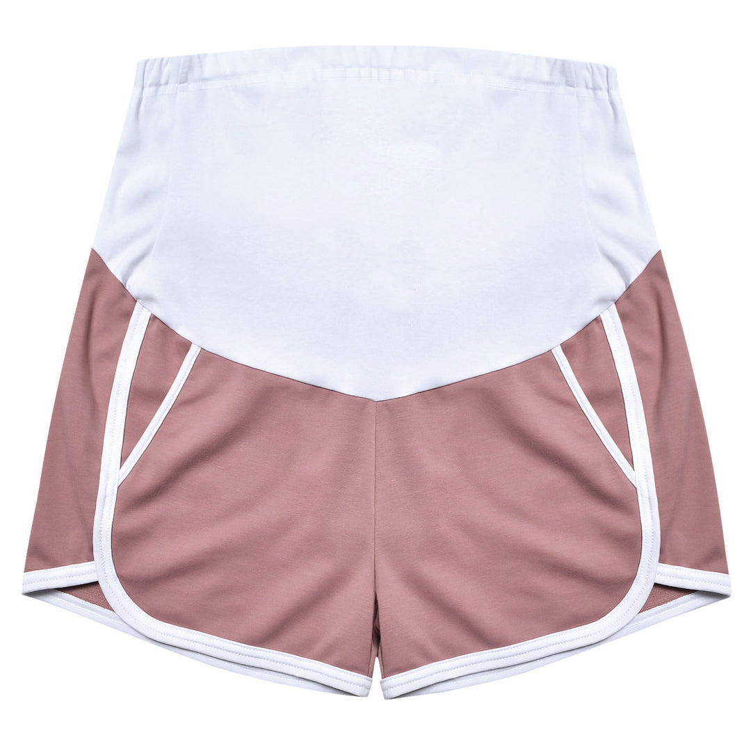 Maternity Shorts Summer Cotton Lounge Shorts Full Panel Short Pants