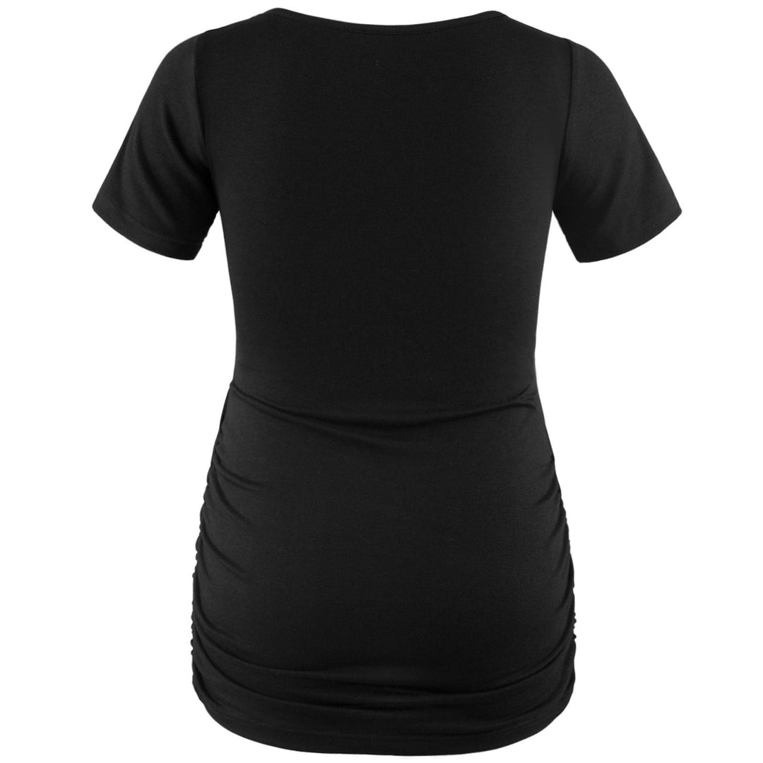 Now to Be Mommy Short Sleeve Maternity Top