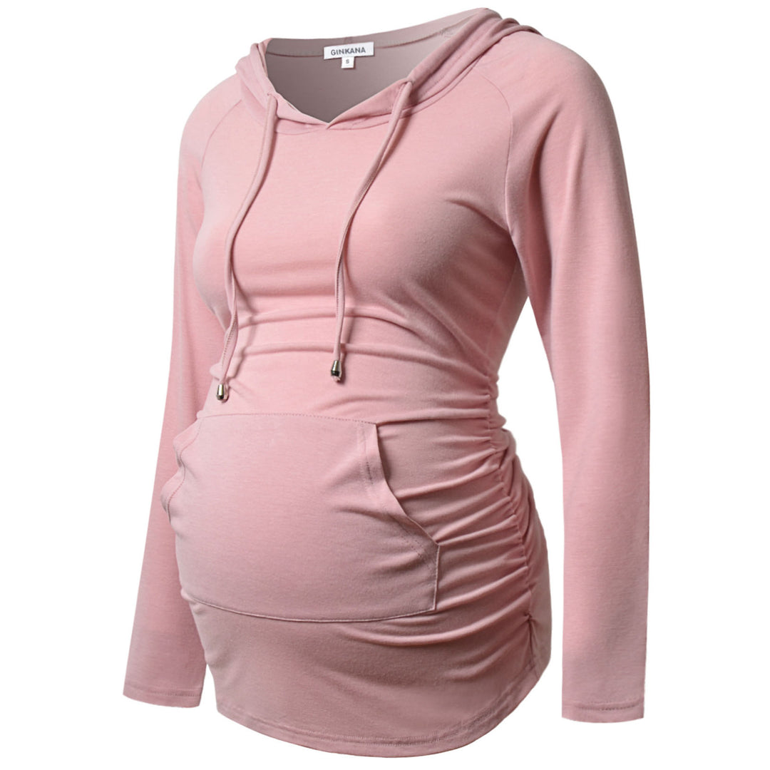 Bhome Long Sleeves Maternity Top with Pockets
