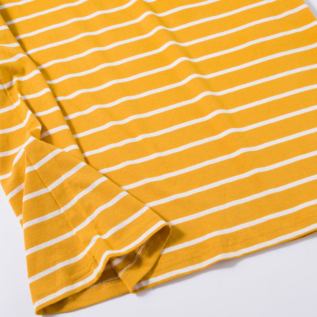 Sleeveless Striped Pattern Dress for Breastfeeding
