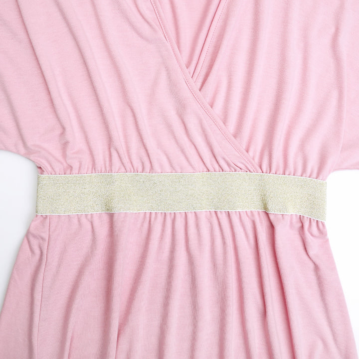 Short Sleeve Breastfeeding Shirts in V Neck Design