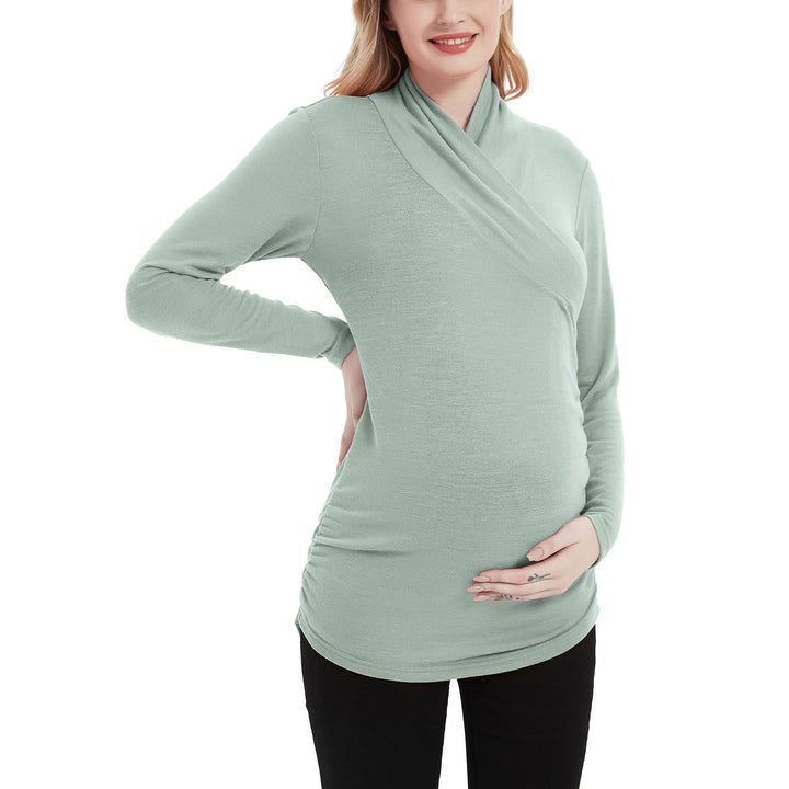 Soft Maternity Long Sleeve Fashionable Sweater