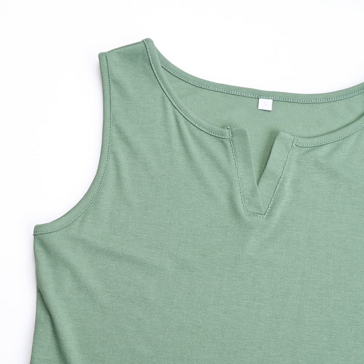 V Neck Sleeveless Maternity Tank Top Cami Shirt for Summer