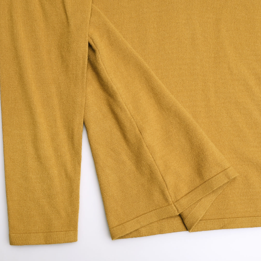 Simple Design Mock Neck Long Sleeve Maternity Sweater