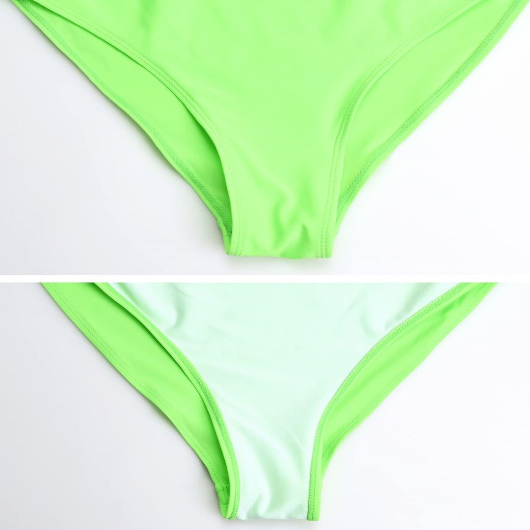 Plain Color Maternity Bikini Set