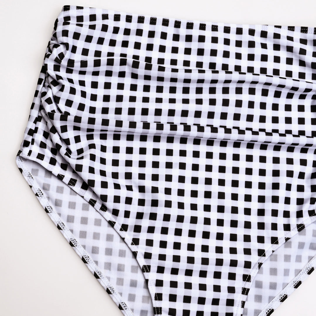 High Waisted Swimwear Shorts in Patterns